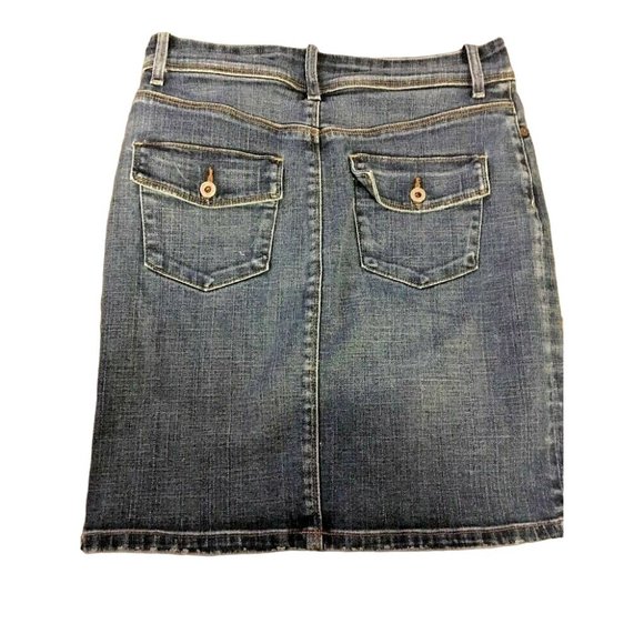 Ralph Lauren Polo Jeans Justine Denim Stretch Skirt Womens W29 Used - Picture 4 of 12